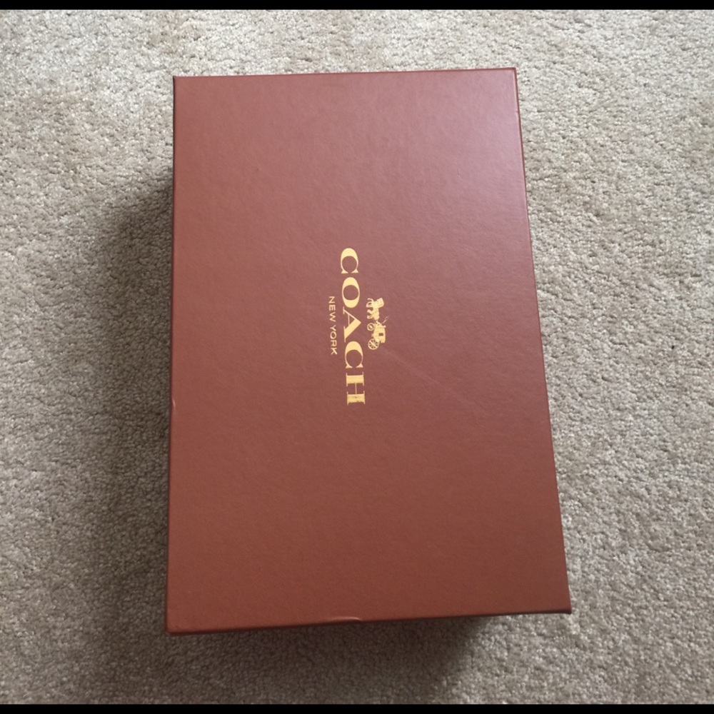 New Coach shoe box